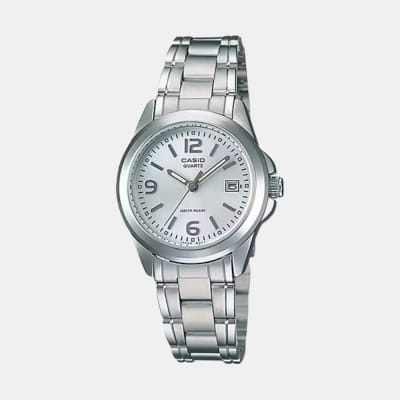 Reloj Casio Clásico LTP-1215A-7ADF Análogo Plateado Mujer