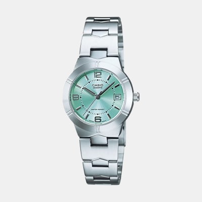 Reloj Casio Clásico LTP-1241D-3ADF Análogo Plateado Mujer