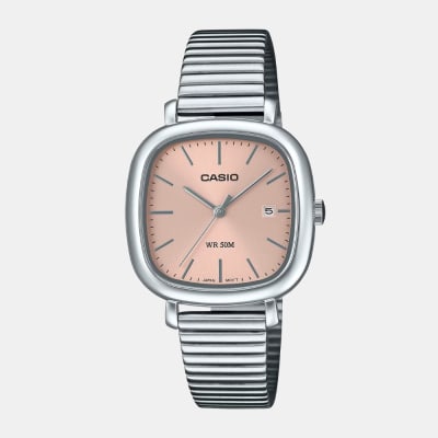 Reloj Casio LTP-B166D-4AVDF Análogo Acero Plateado Mujer