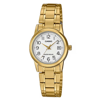 RELOJ CASIO LTP-V002G-7B2UDF CLASICO DORADO