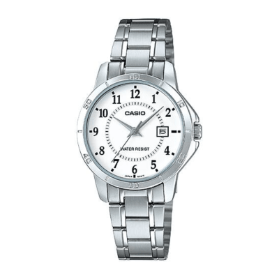 RELOJ CASIO LTP-V004D-7BUDF PLATEADO MUJER