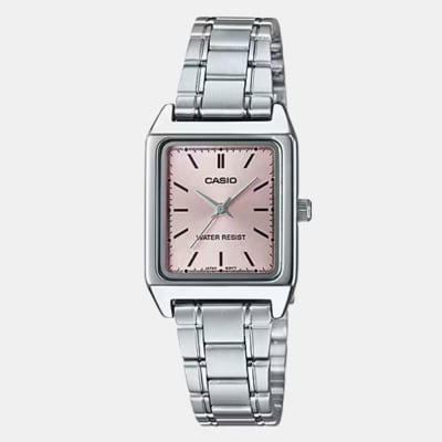 Reloj Casio Tank LTP-V007D-4EUDF Análogo Acero Plateado Mujer