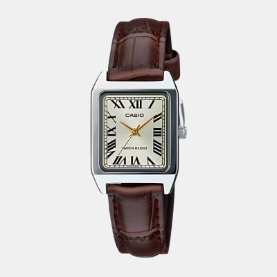 Reloj Casio Tank LTP-V007L-9BUDF Análogo Acero Plateado Mujer