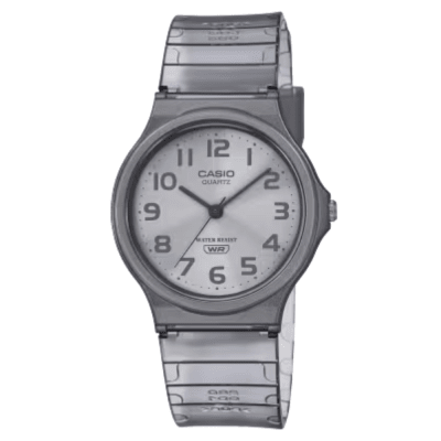 RELOJ CASIO MQ-24S-8BDF TRANSPARENTE GRIS