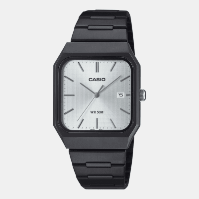 Reloj Casio Clásico MTP-B185B-7AVDF Cuadrado Análogo Negro Hombre