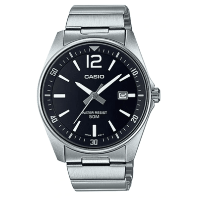 RELOJ CASIO MTP-E170D-1BVDF CLASICO PLATEADO
