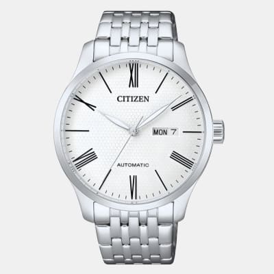 Reloj Citizen Automático NH8350-59A Plateado Dial Blanco Hombre