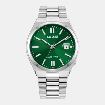 Reloj Citizen Tsuyosa NJ0150-56X Acero Plateado Automático Verde Hombre