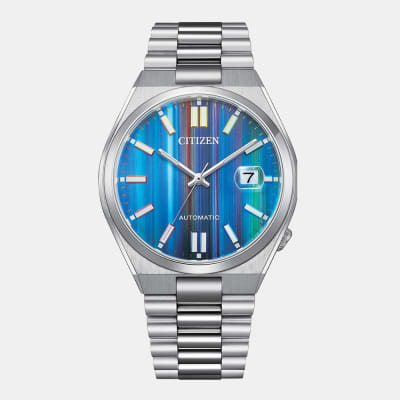 Reloj Citizen Tsuyosa NJ0151-53W Acero Plateado Automático Esfera Multicolor Hombre