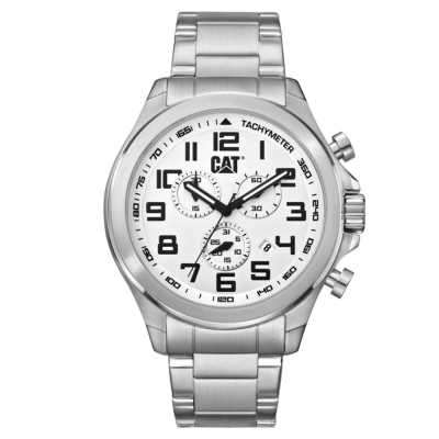RELOJ CAT PU.243.11.211 OPERADOR CHRONO PLATEADO