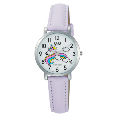 RELOJ Q&Q Q58A-012PY LILA NIÑA