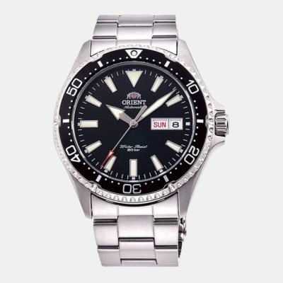 Reloj Orient Kamasu Mako III RA-AA0001B39B Diver Automático Plateado Negro Hombre