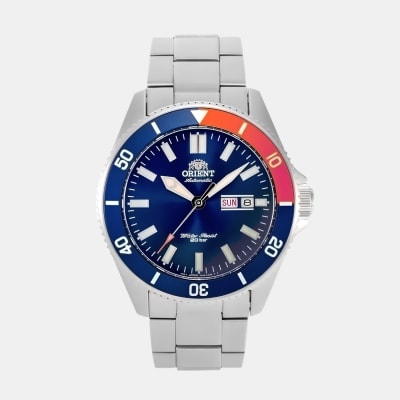 Reloj Orient Kanno RA-AA0913L Diver Automático Deportivo Plateado Azul Hombre