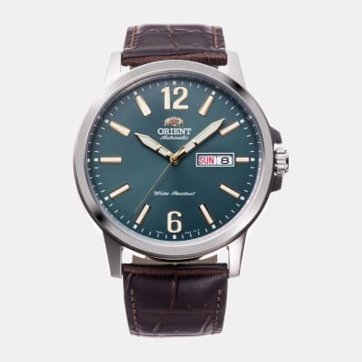 Reloj Orient RA-AA0C06E39B Automático Clásico Plateado Verde Hombre