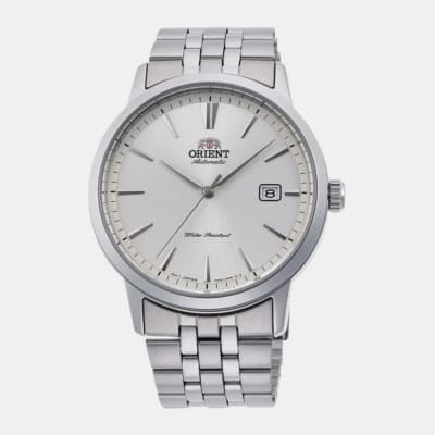 Reloj Orient Symphony III RA-AC0F02S30B Automático Clasico Plateado Hombre
