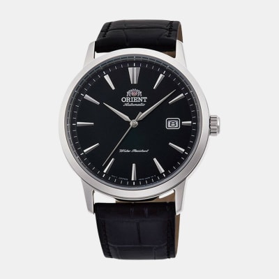 Reloj Orient Symphony III RA-AC0F05B30B Automático Clásico Plateado Negro Hombre