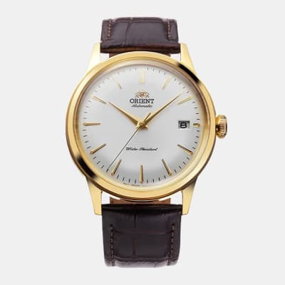 Reloj Orient Bambino RA-AC0M01S30B Version 7 Automático Clásico Dorado Hombre
