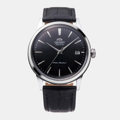 Reloj Orient Bambino RA-AC0M02B30B Version 7 Automático Clásico Plateado Negro Hombre
