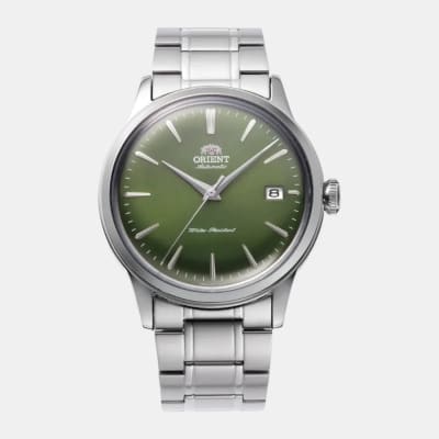 Reloj Orient Bambino RA-AC0M09E30B Automático Clásico Plateado Verde Hombre