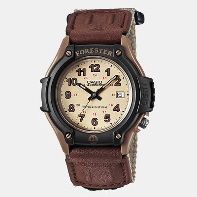 Reloj Casio FT-500WC-5BVCF Forester Velcro Análogo Café Hombre