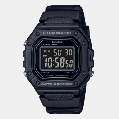 Reloj Casio Deportivo W-218H-1BVDF Resina Digital Negro Hombre