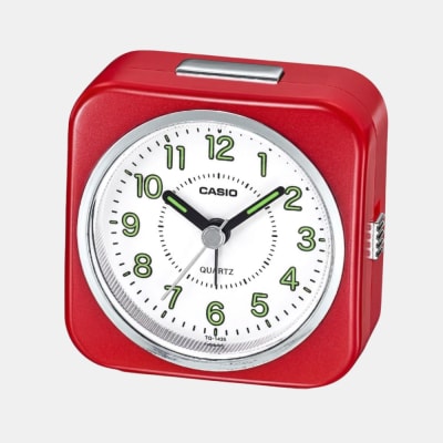 Reloj Despertador Casio TQ-143S-4DF Análogo Rojo