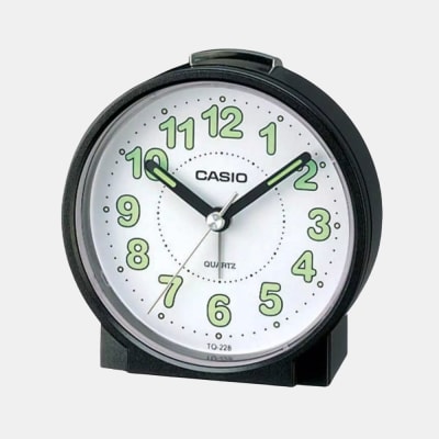 Reloj Despertador Casio TQ-228-1DF Análogo Negro