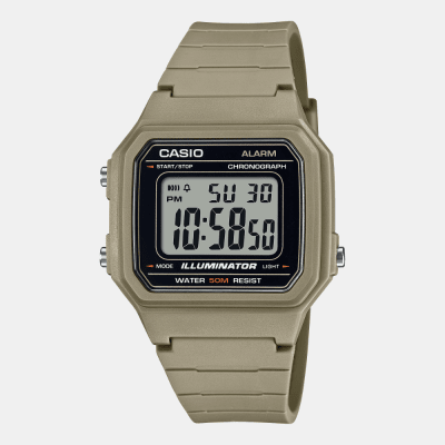 Reloj Casio Vintage W-217H-5AVDF Retro Digital Café Arena  Unisex