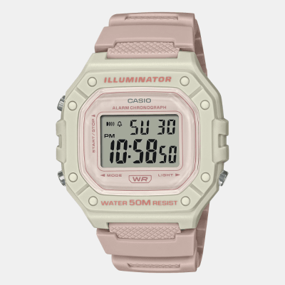 Reloj Casio Deportivo W-218HC-2AVDF Resina Digital Rosado Claro Mujer