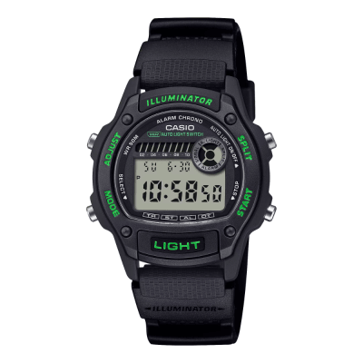 RELOJ CASIO ILLUMINATOR W-220H-1A3VDF NEGRO