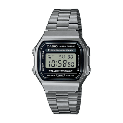 RELOJ CASIO A168WGG-1ADF PLATEADO VINTAGE
