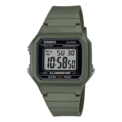 RELOJ CASIO W-217H-3AVDF VERDE