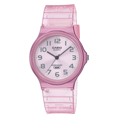 RELOJ CASIO MQ-24S-4BDF TRANSPARENTE ROSADO