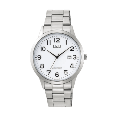 RELOJ Q&Q A44A-001PY PLATEADO