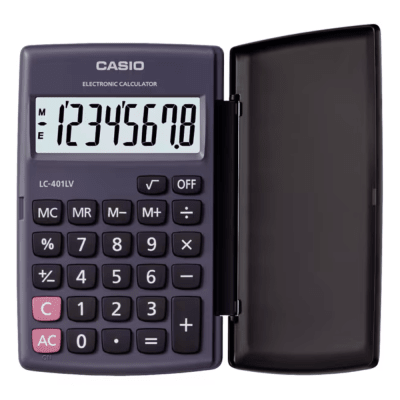 CALCULADORA CASIO LC-401LV-BK NEGRO