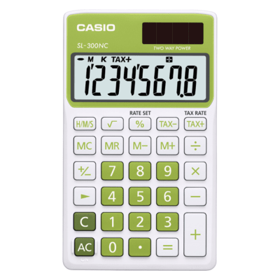 CALCULADORA CASIO SL-300NC-GN-S-DH