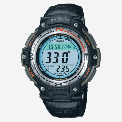 RELOJ CASIO SGW-100B-3VCF TWIN SENSOR NEGRO