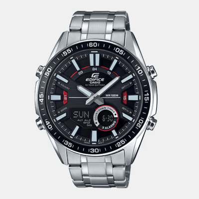 Reloj Casio Edifice EFV-C100D-1AV Analógo-Digital Acero Plateado Hombre