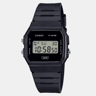 Reloj Casio Vintage F-91WB-1ADF Digital Clásico Negro Unisex