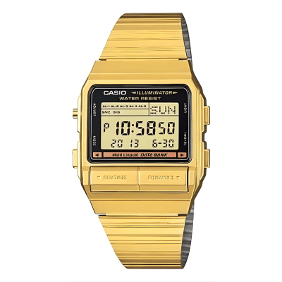 RELOJ CASIO DB-380G-1DF VINTAGE DORADO