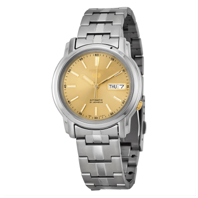 RELOJ SEIKO SNKL81K1 AUTOMÁTICO PLATEADO