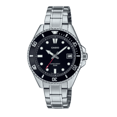 RELOJ CASIO MDV-10D-1A1VDF PLATEADO