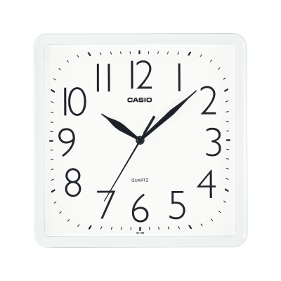 MURAL CASIO IQ-06-7DF CUADRADO BLANCO