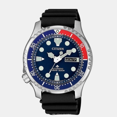 Reloj Citizen Automático NY0086-16L Promaster Acero Bisel Pepsi Plateado Hombre