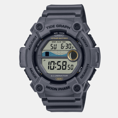 Reloj Casio Deportivo WS-1300H-8AVCF Resina Digital Gris Hombre