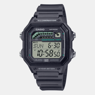 Reloj Casio Deportivo WS-1600H-8AVCF Resina Digital Gris Hombre