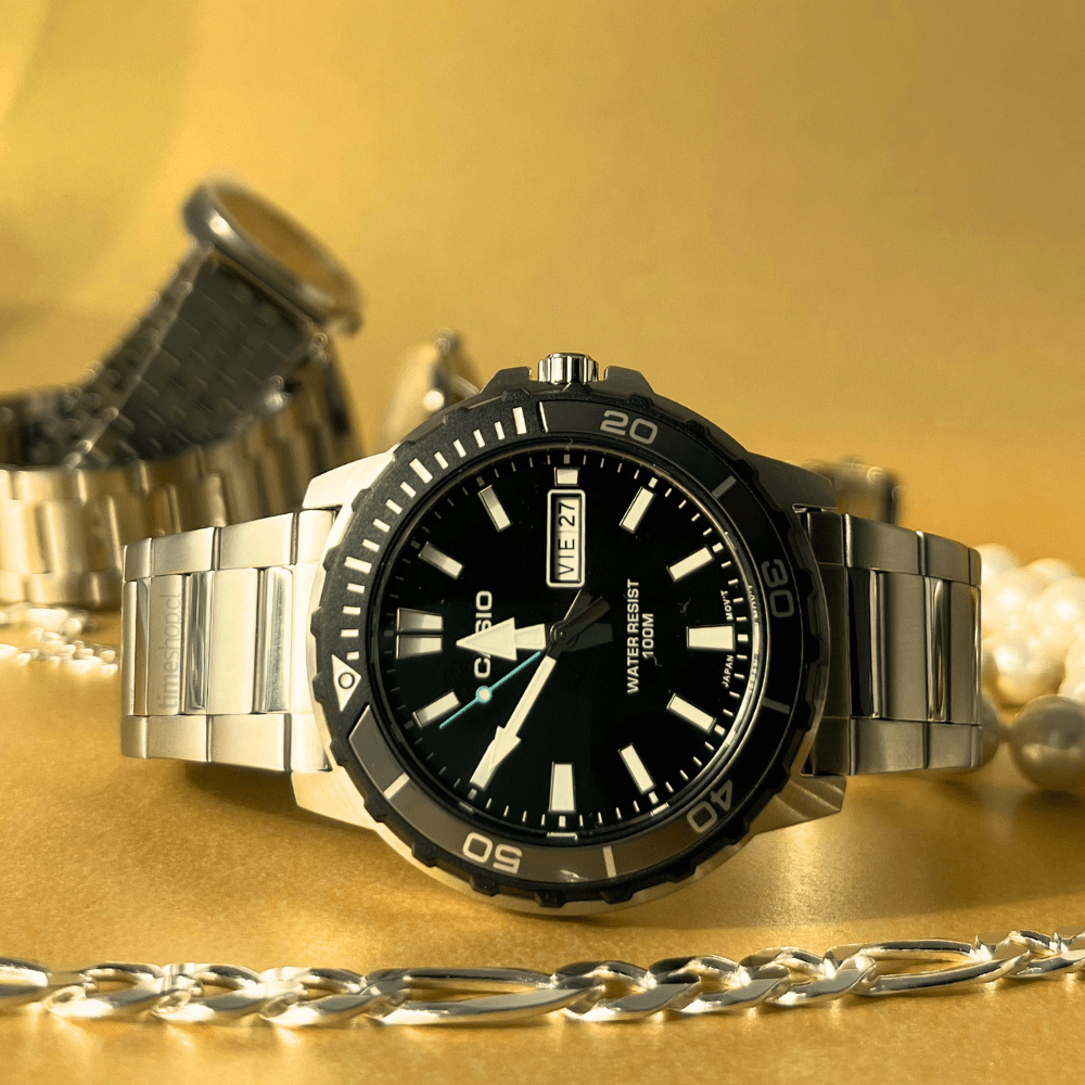 RELOJ CASIO MTD-125D-1A3VDF QUARTZ PLATEADO5