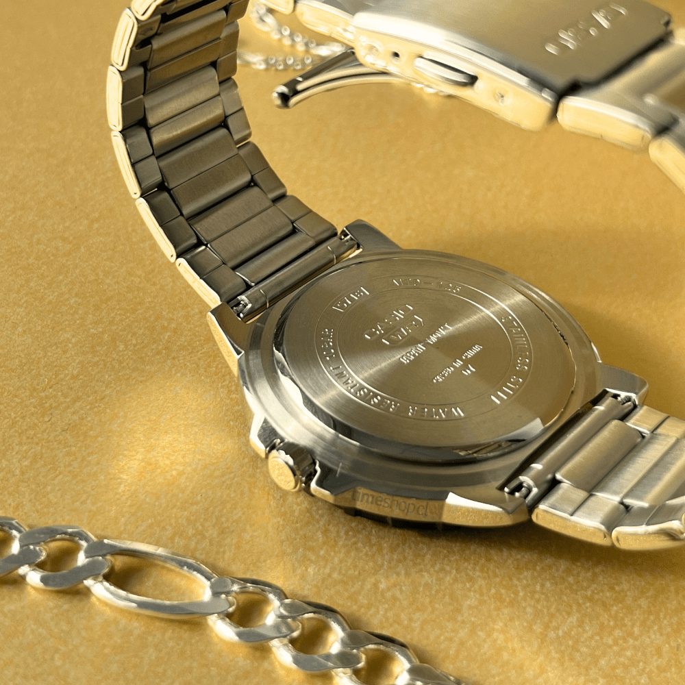 RELOJ CASIO MTD-125D-1A3VDF QUARTZ PLATEADO6