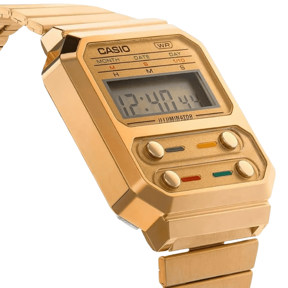 Reloj Casio Vintage A100WEG-9ADF Digital Dorada Retro Unisex8
