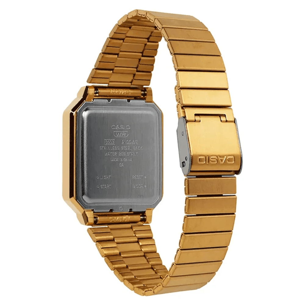 Reloj Casio Vintage A100WEG-9ADF Digital Dorada Retro Unisex10